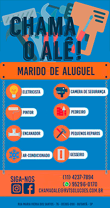 Marido de Aluguel Telefone: 11-95296-0170